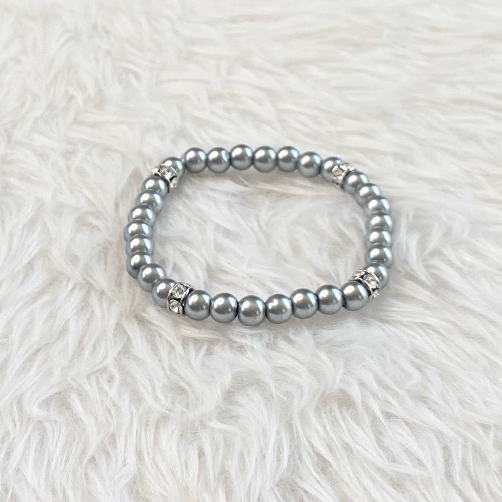 Silver Swarovski Pearl Bracelet